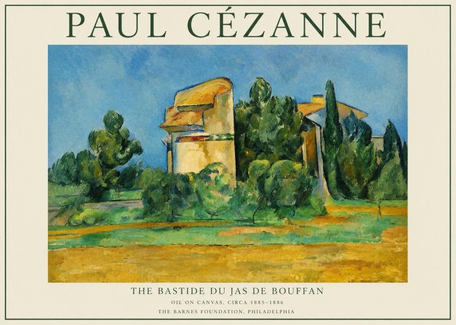 Paul Cézanne The Bastide Du Jas De Bouffan No1 - Poszter