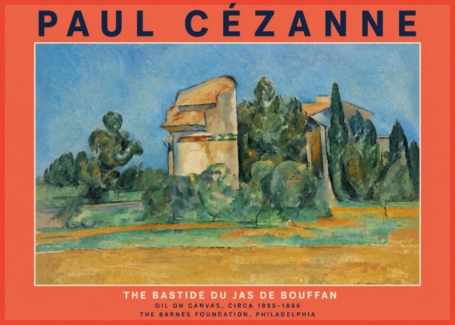 Paul Cézanne The Bastide Du Jas De Bouffan No2 - Poszter