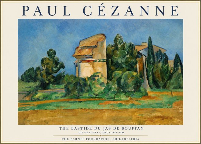 Paul Cézanne The Bastide Du Jas De Bouffan No3 - Poszter