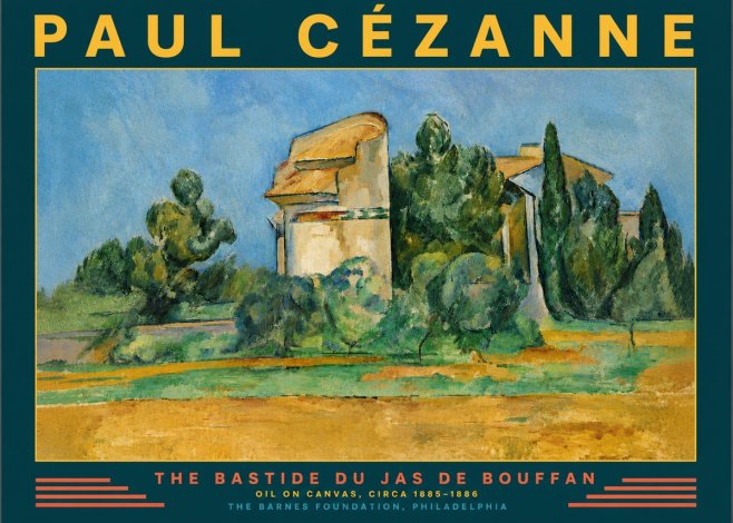 Paul Cézanne The Bastide Du Jas De Bouffan No4 - Poszter