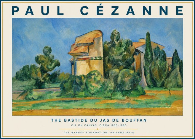 Paul Cézanne The Bastide Du Jas De Bouffan No5 - Poszter