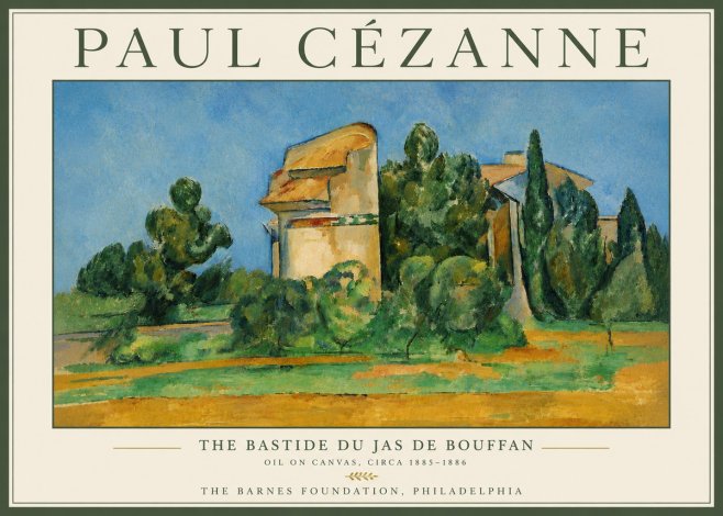 Paul Cézanne The Bastide Du Jas De Bouffan No6 - Poszter