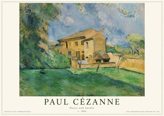 Paul Cézanne House and Garden No1 - Poszter