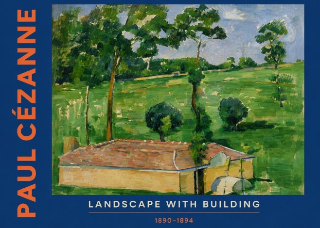 Paul Cézanne Landscape with Building No4 - Poszter
