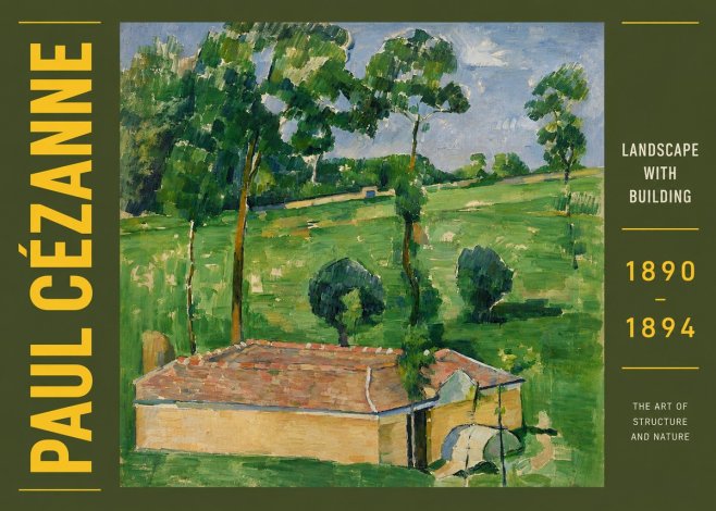 Paul Cézanne Landscape with Building No6 - Poszter
