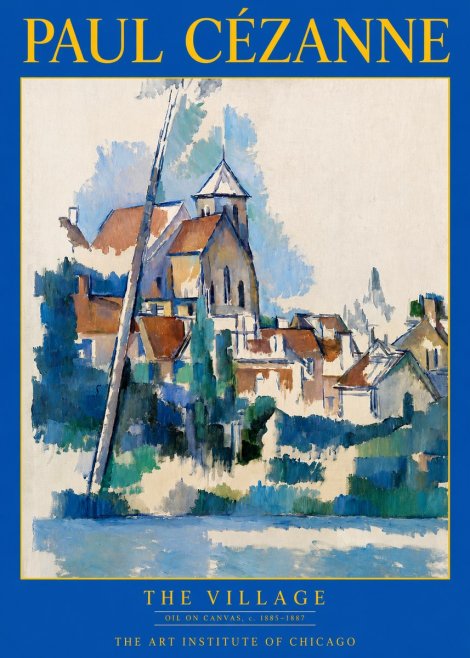 Paul Cézanne The Village II No2 - Poszter