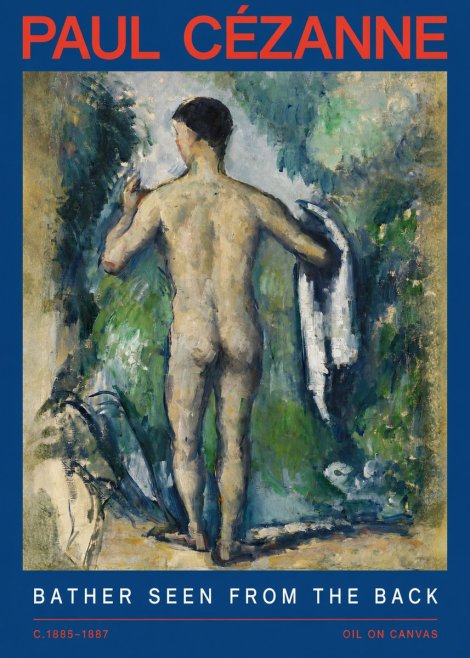 Paul Cézanne Bather Seen from the Back No2 - Poszter