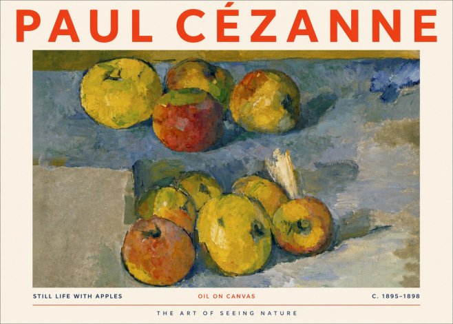 Paul Cézanne Still Life with Apples No4 - Poszter