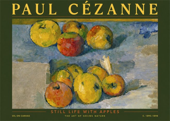 Paul Cézanne Still Life with Apples No5 - Poszter