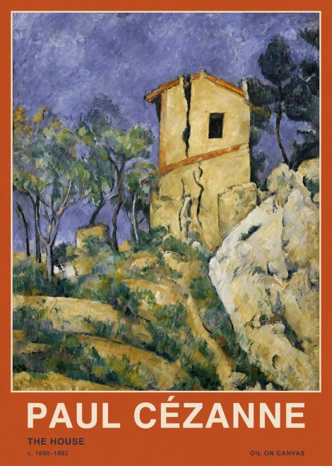 Paul Cézanne The House No2 - Poszter