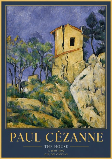 Paul Cézanne The House No5 - Poszter