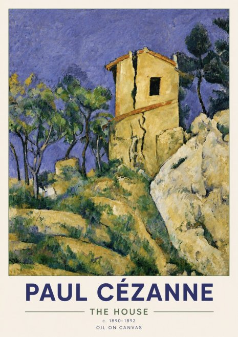 Paul Cézanne The House No6 - Poszter