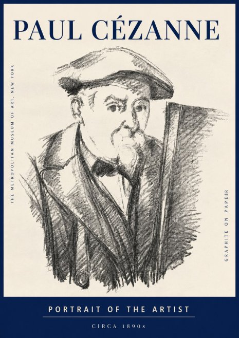 Paul Cézanne Portrait of the Artist III No3 - Poszter