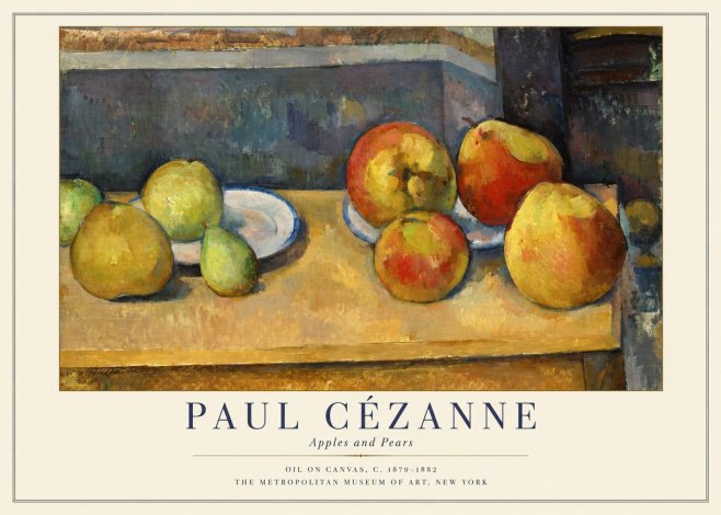 Paul Cézanne Apples and Pears No1 - Poszter