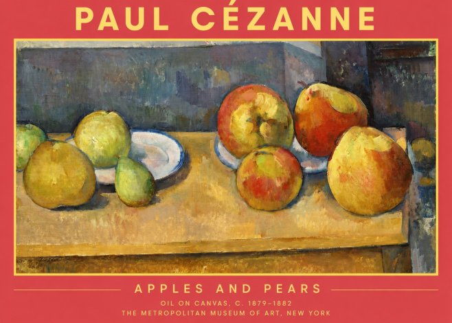 Paul Cézanne Apples and Pears No2 - Poszter