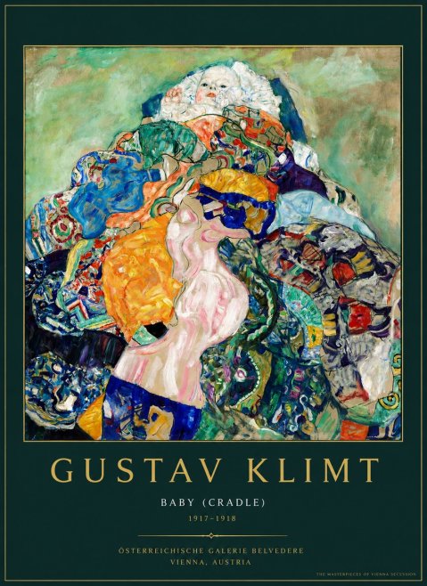 Klimt Baby (Cradle) No3 - Poszter
