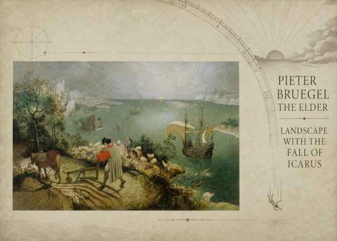 Pieter Bruegel Landscape with the Fall of Icarus I No6 - Poszter