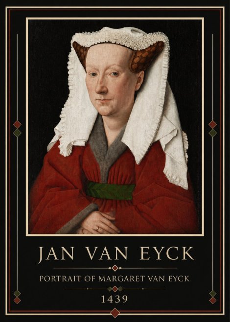 Jan van Eyck Portrait of Margaret Van Eyck II No3 - Poszter