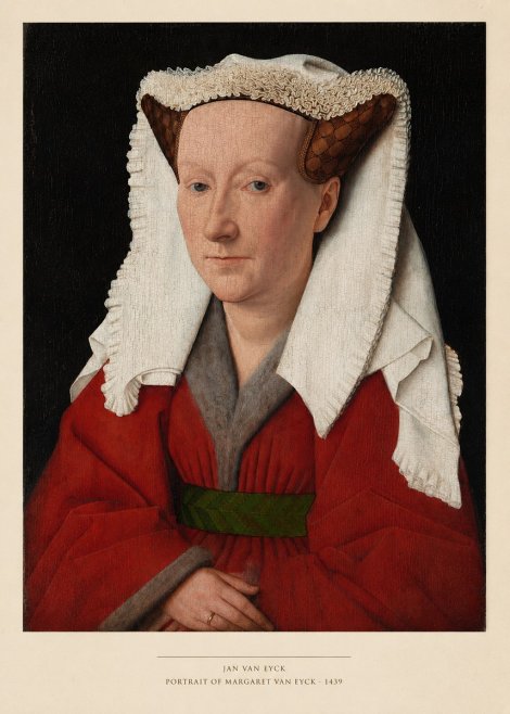Jan van Eyck Portrait of Margaret Van Eyck II No4 - Poszter