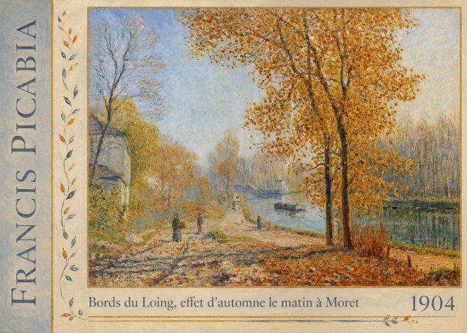 Francis Picabia Bords Du Loing, Effet D'automne Le Matin À Moret No2 - Poszter