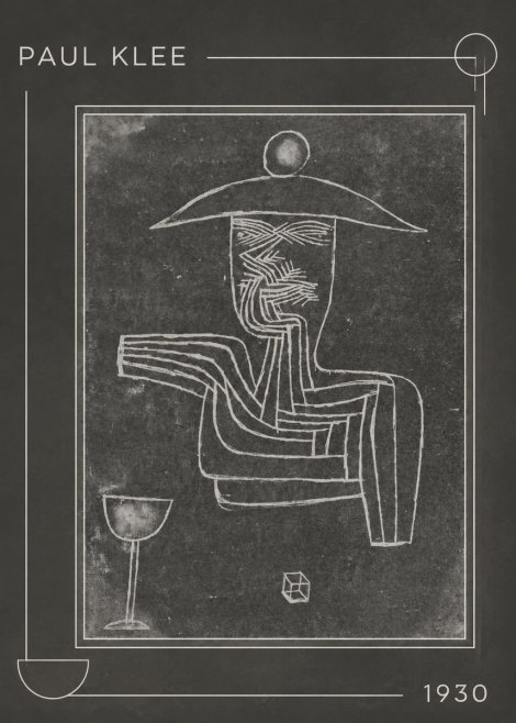Paul Klee Figure of a Seer No1 - Poszter