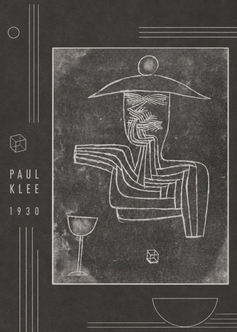 Paul Klee Figure of a Seer No2 - Poszter