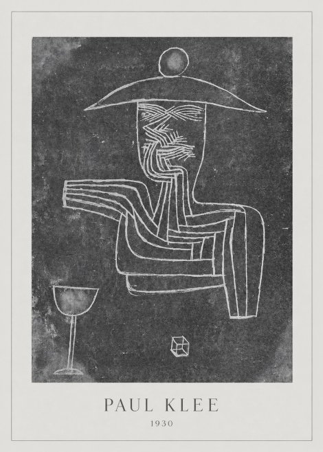 Paul Klee Figure of a Seer No3 - Poszter