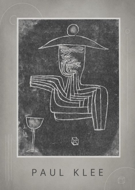 Paul Klee Figure of a Seer No4 - Poszter