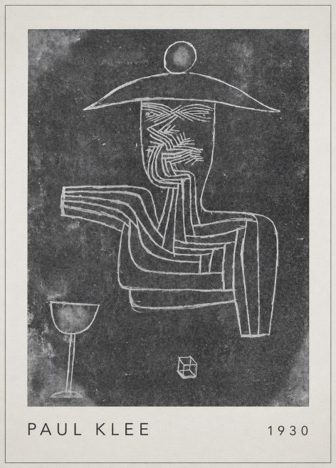 Paul Klee Figure of a Seer No6 - Poszter