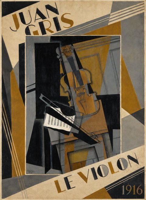 Juan Gris Le Violon No3 - Poszter