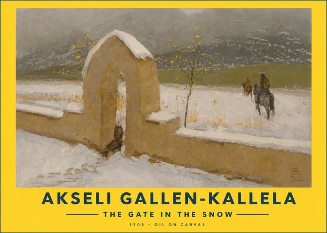 Akseli Gallen-Kallela The Gate in the Snow No2 - Poszter