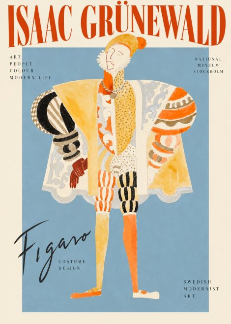 Isaac Grünewald Figaro I No3 - Poszter