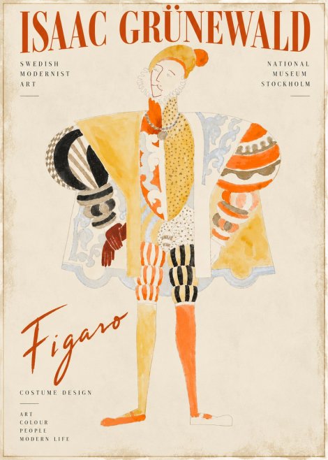 Isaac Grünewald Figaro I No6 - Poszter