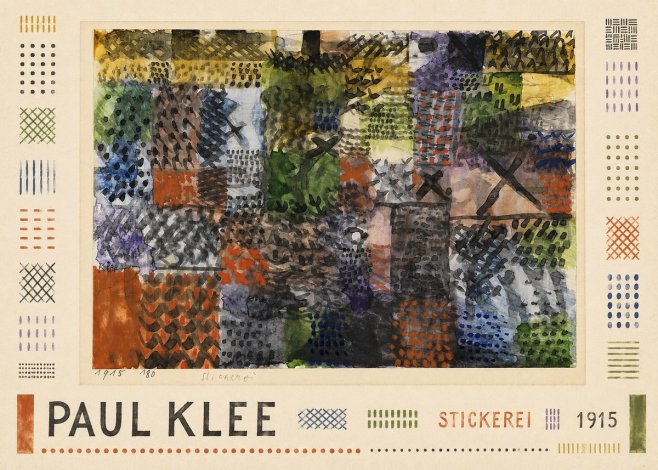 Paul Klee Stickerei No1 - Poszter