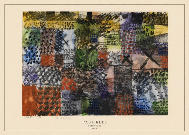 Paul Klee Stickerei No4 - Poszter