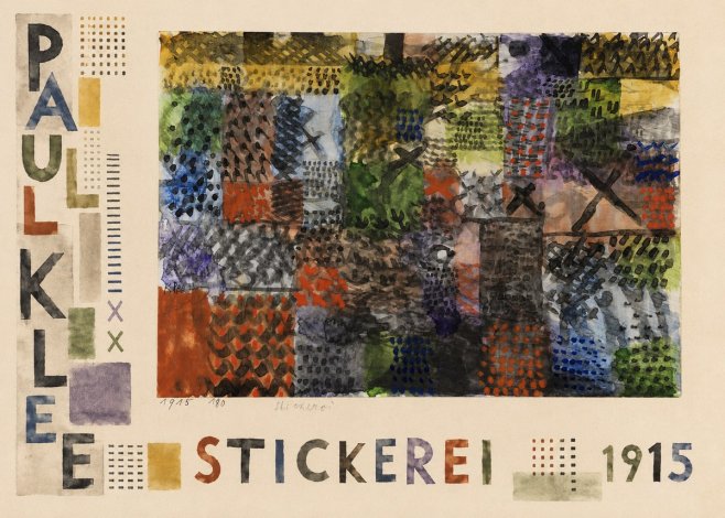 Paul Klee Stickerei No6 - Poszter