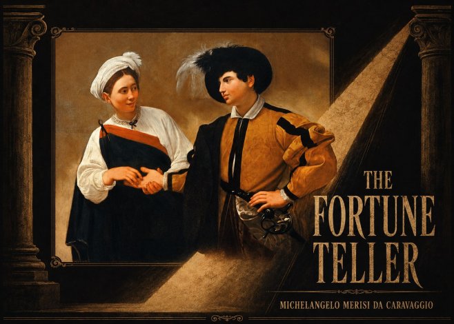 Michelangelo Merisi da Caravaggio The Fortune Teller I No6 - Poszter