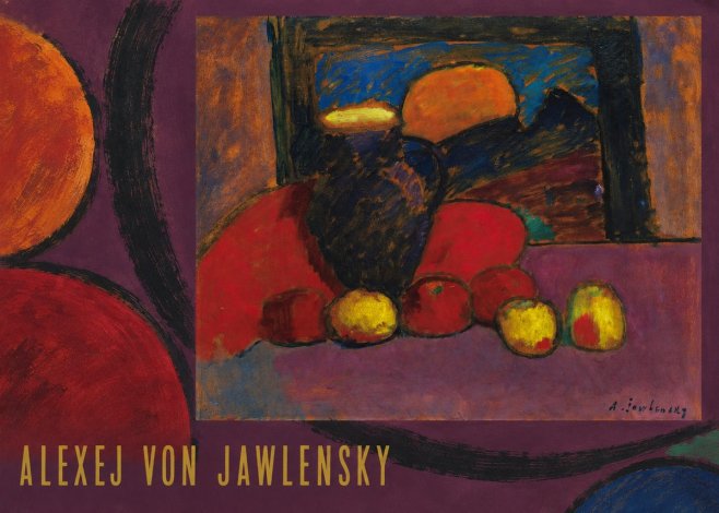 Alexej von Jawlensky Still Life with Vase and Fruit No6 - Poszter