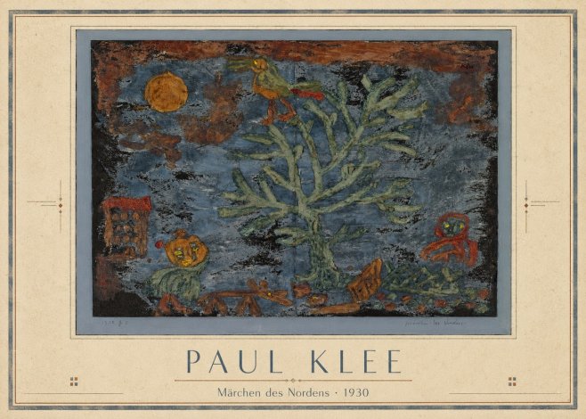 Paul Klee Märchen Des Nordens No4 - Poszter