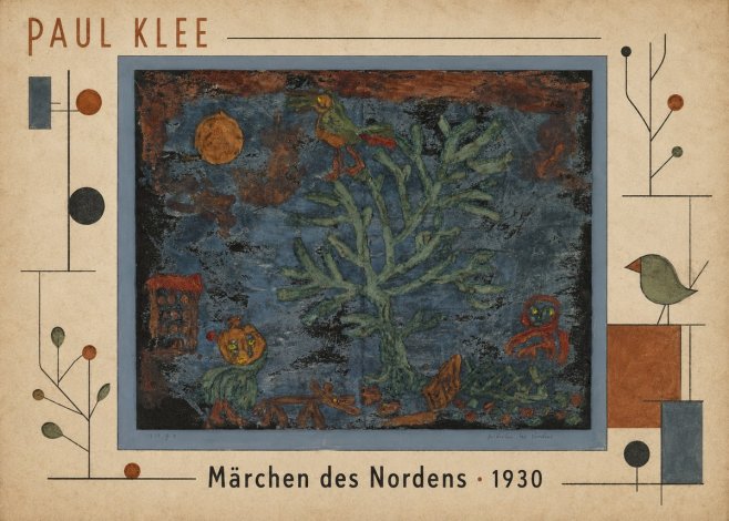 Paul Klee Märchen Des Nordens No5 - Poszter