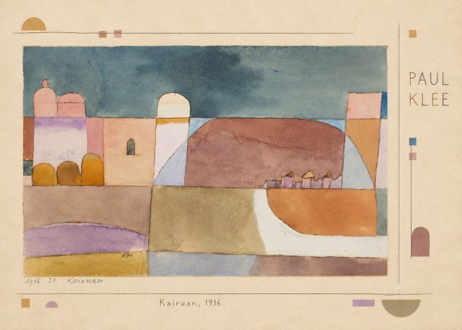 Paul Klee Kairuan, 1916 No4 - Poszter