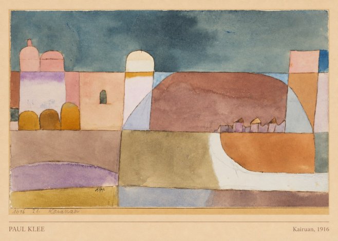 Paul Klee Kairuan, 1916 No5 - Poszter