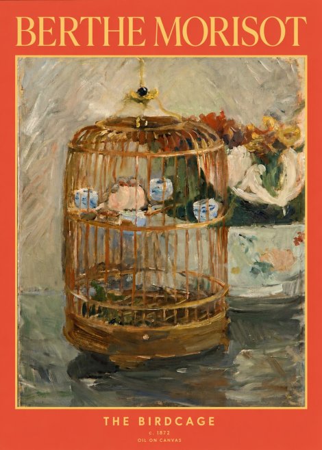 Berthe Morisot The Birdcage II No2 - Poszter