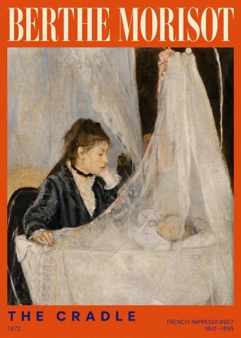 Berthe Morisot The Cradle No2 - Poszter