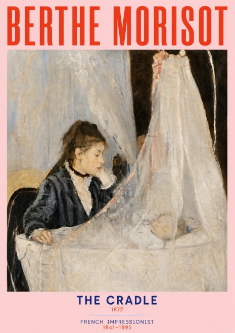 Berthe Morisot The Cradle No4 - Poszter