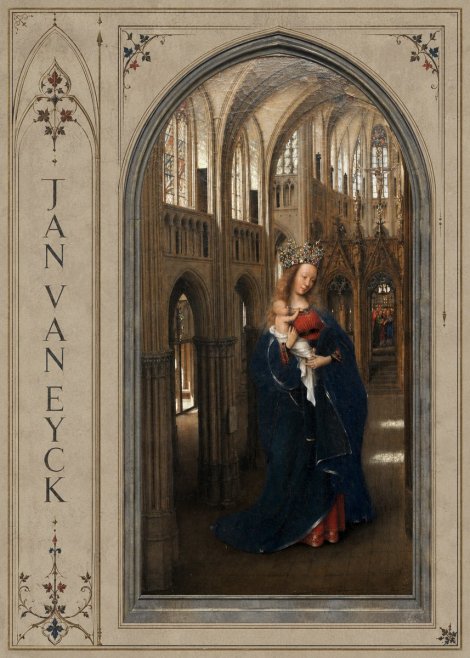 Jan van Eyck Madonna in the Church II No2 - Poszter