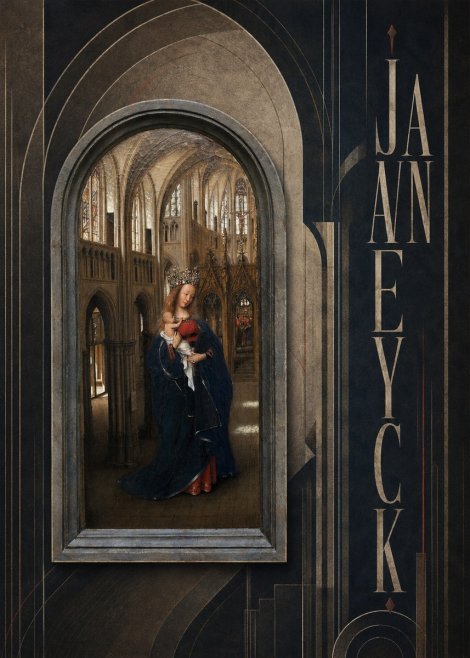 Jan van Eyck Madonna in the Church II No3 - Poszter