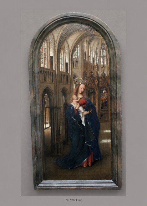 Jan van Eyck Madonna in the Church II No4 - Poszter