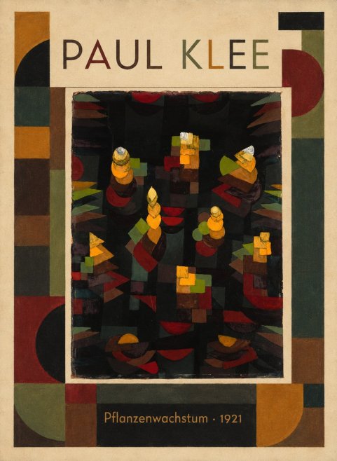 Paul Klee Pflanzenwachstum No1 - Poszter