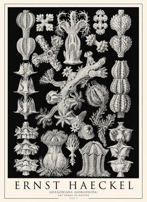 Ernst Haeckel Gorgonians No4 - Poszter